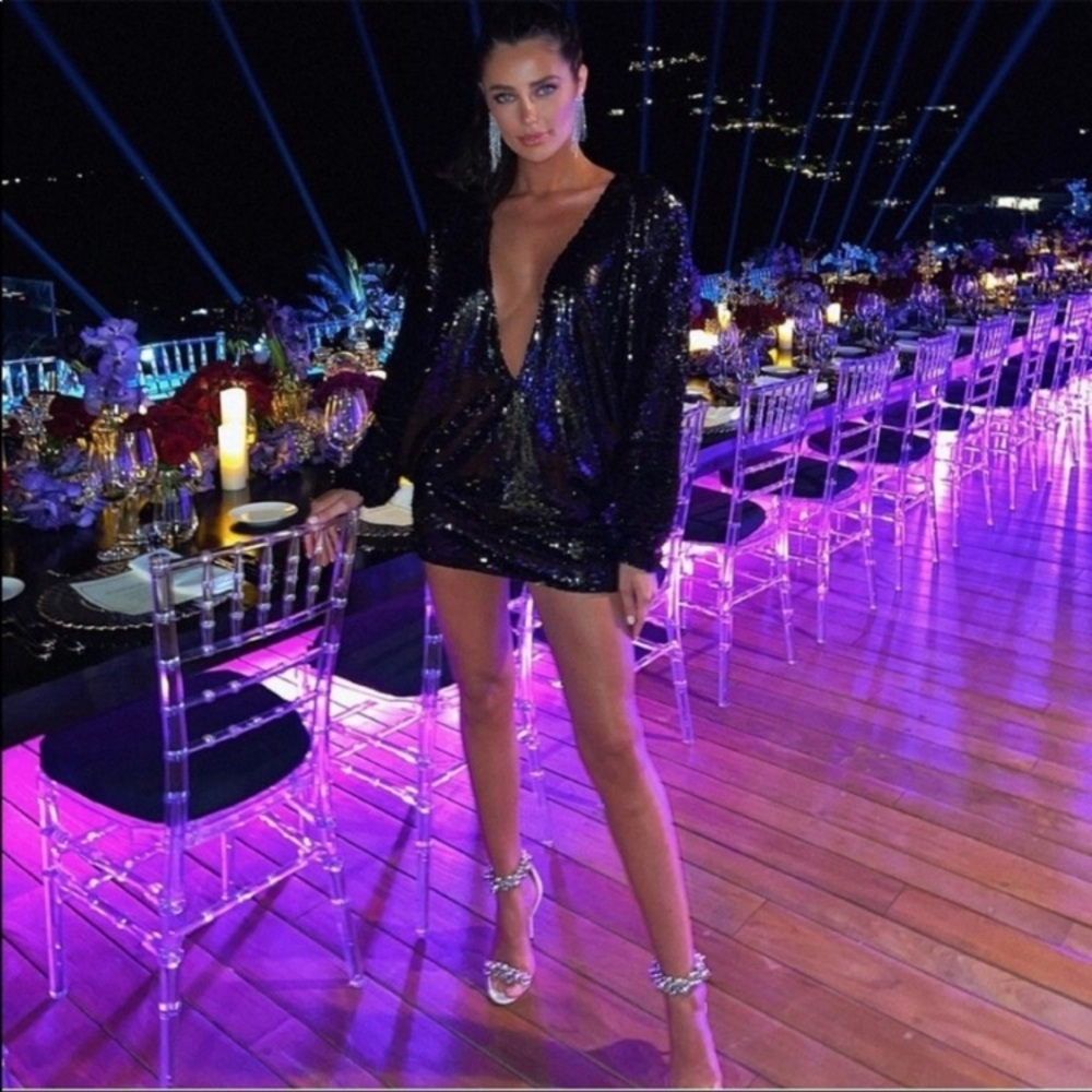 ZARA MULTI-POSITION SEQUIN DRESS